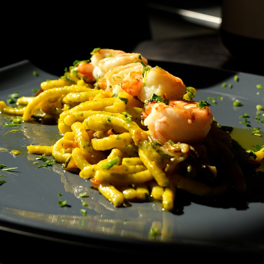 Scialatielli con Zucchine, Gamberi e Zafferano - RICETTA ORIGINALE