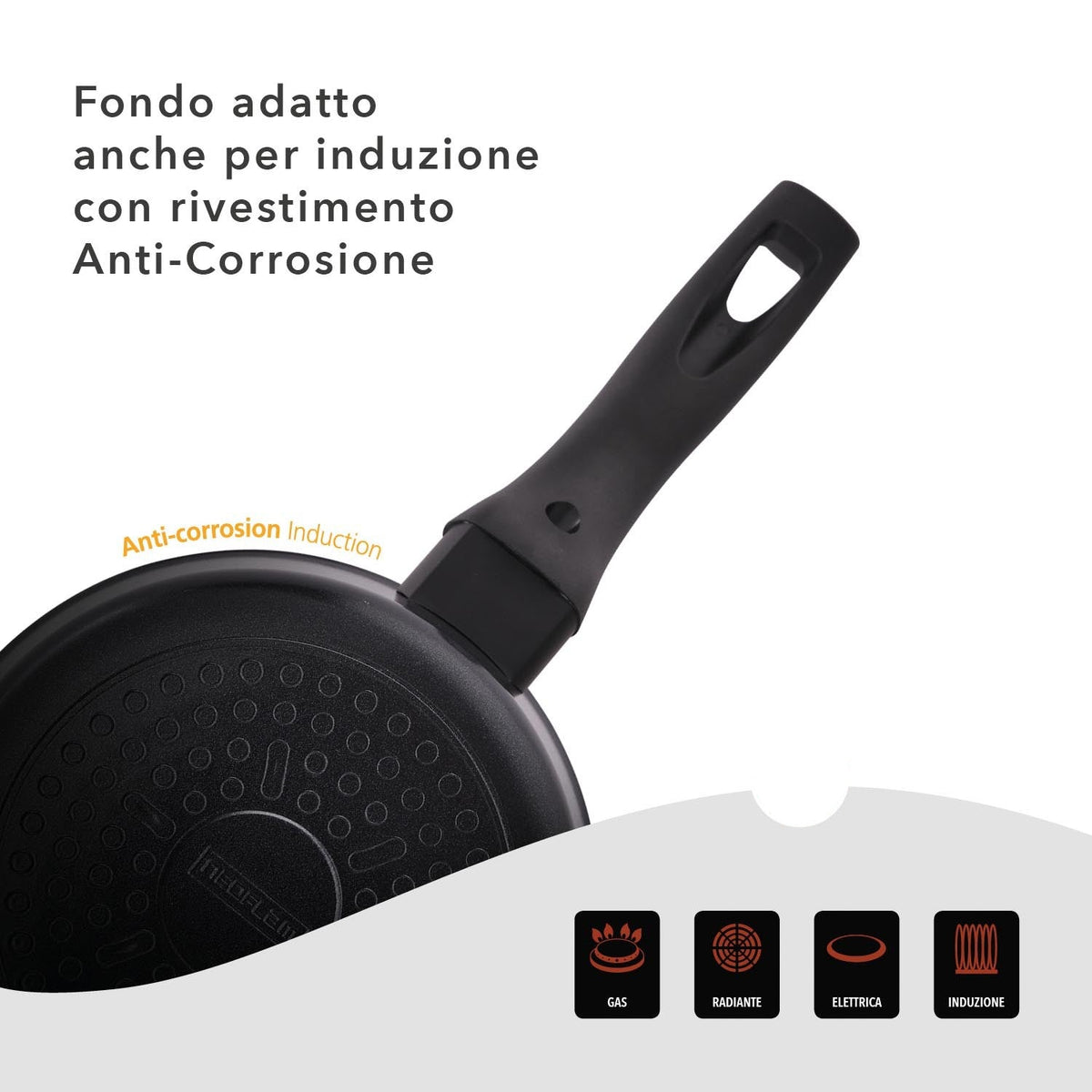 Padelle antiaderenti Ecologiche Linea Tuscany - Rivestimento esterno