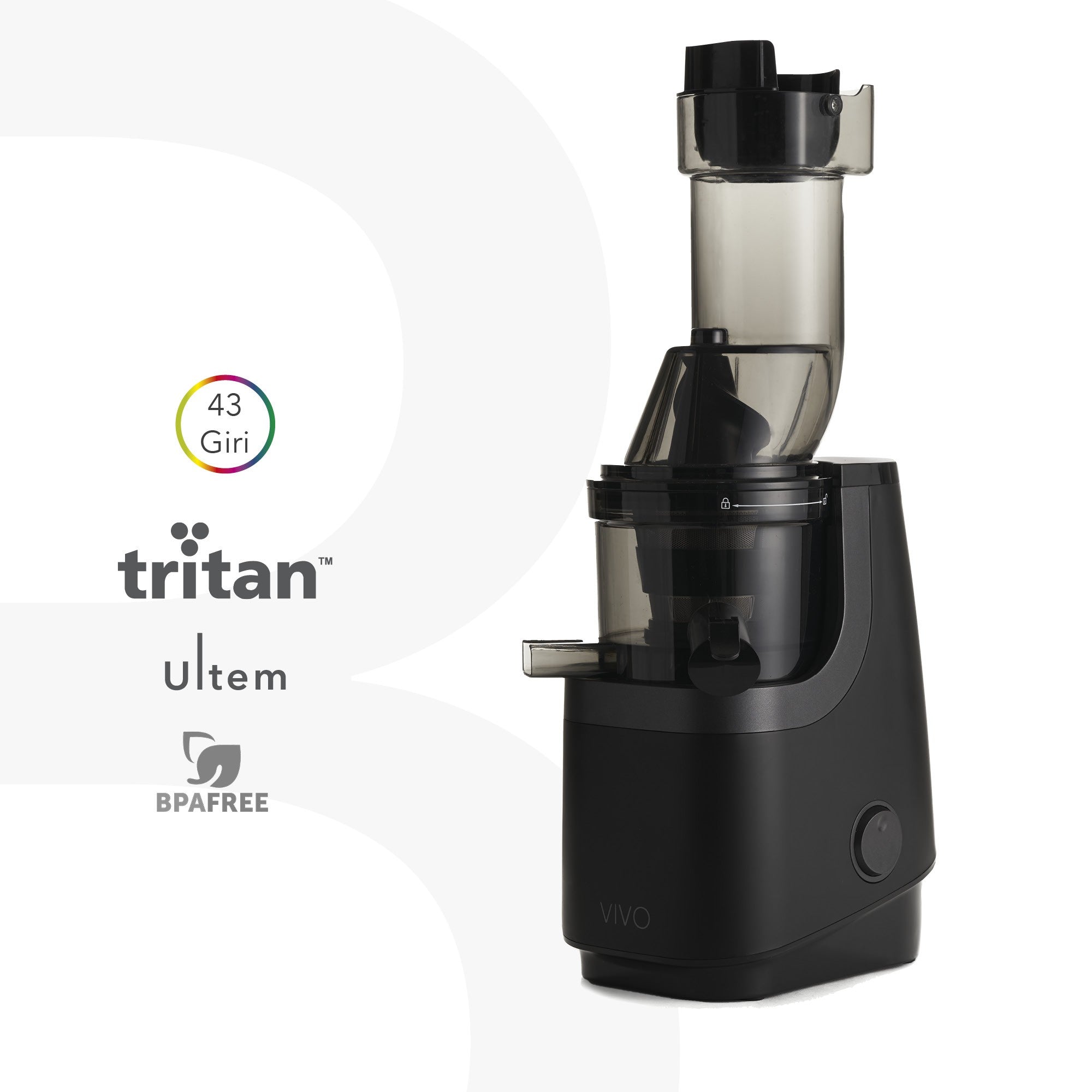 Estrattore di succo VIVO big mouth in tritan senza bpa