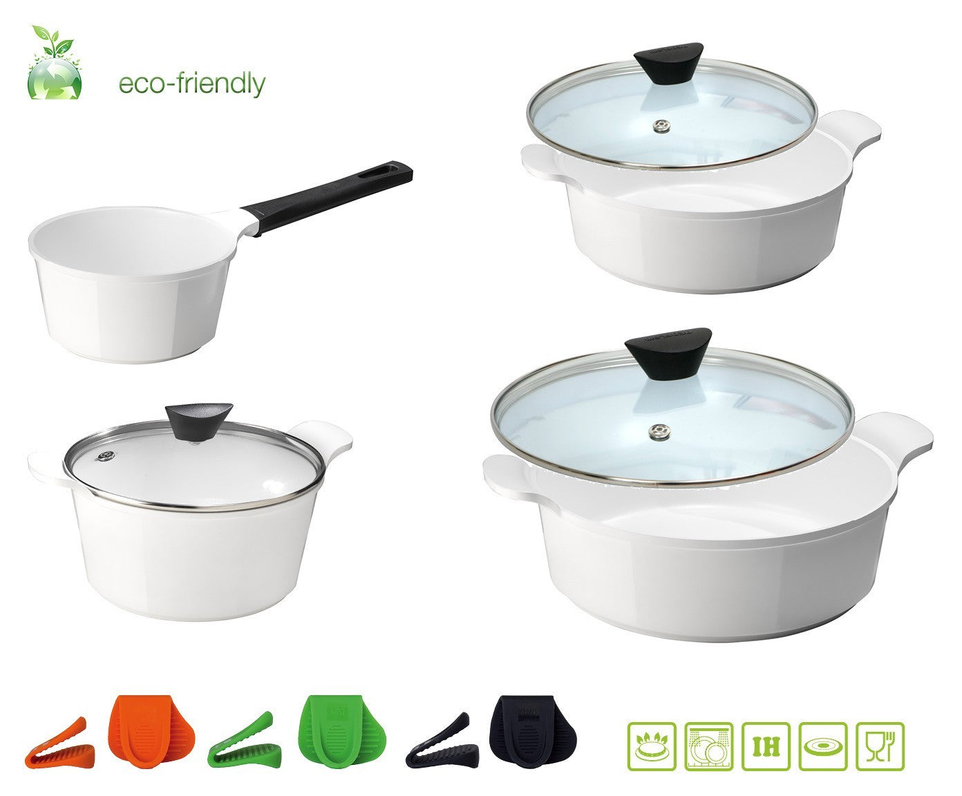 Set Padelle Antidarenti Induzione 13 pz