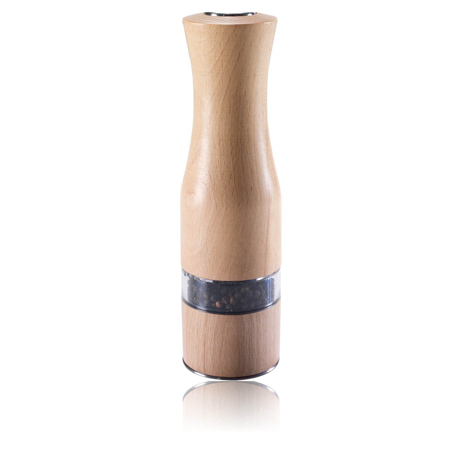 Macina Sale o Pepe Elettrico Legno Faggio con Macina in Ceramica