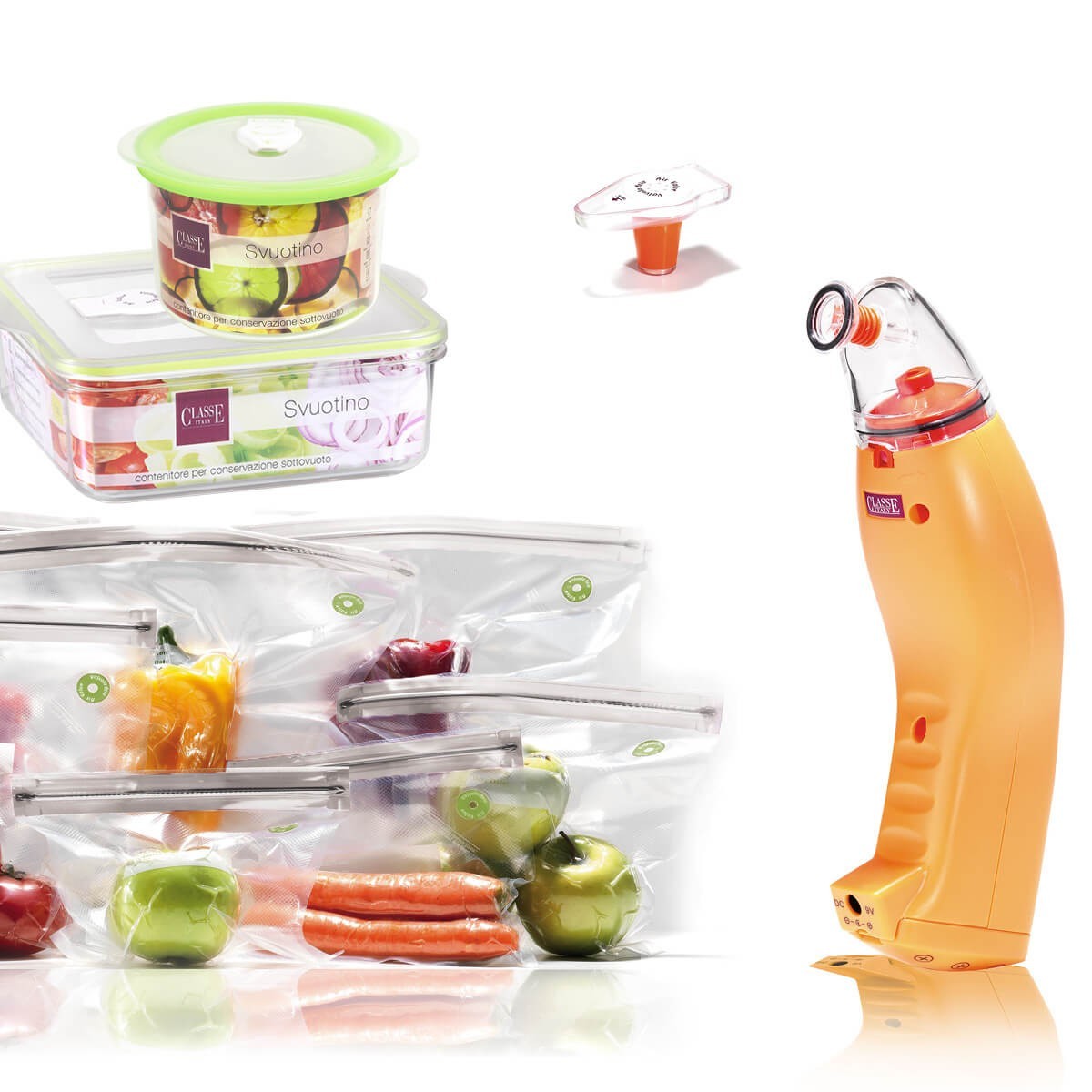 Macchina per conservare Sottovuoto Viola - Svuotino Kit Completo