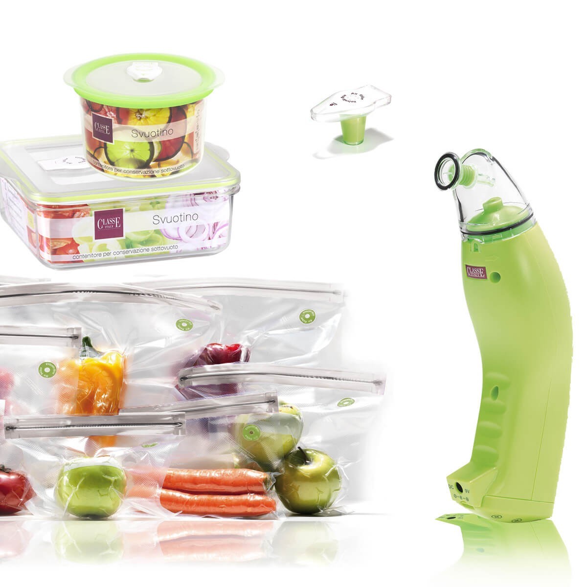 Macchina per conservare Sottovuoto Viola - Svuotino Kit Completo