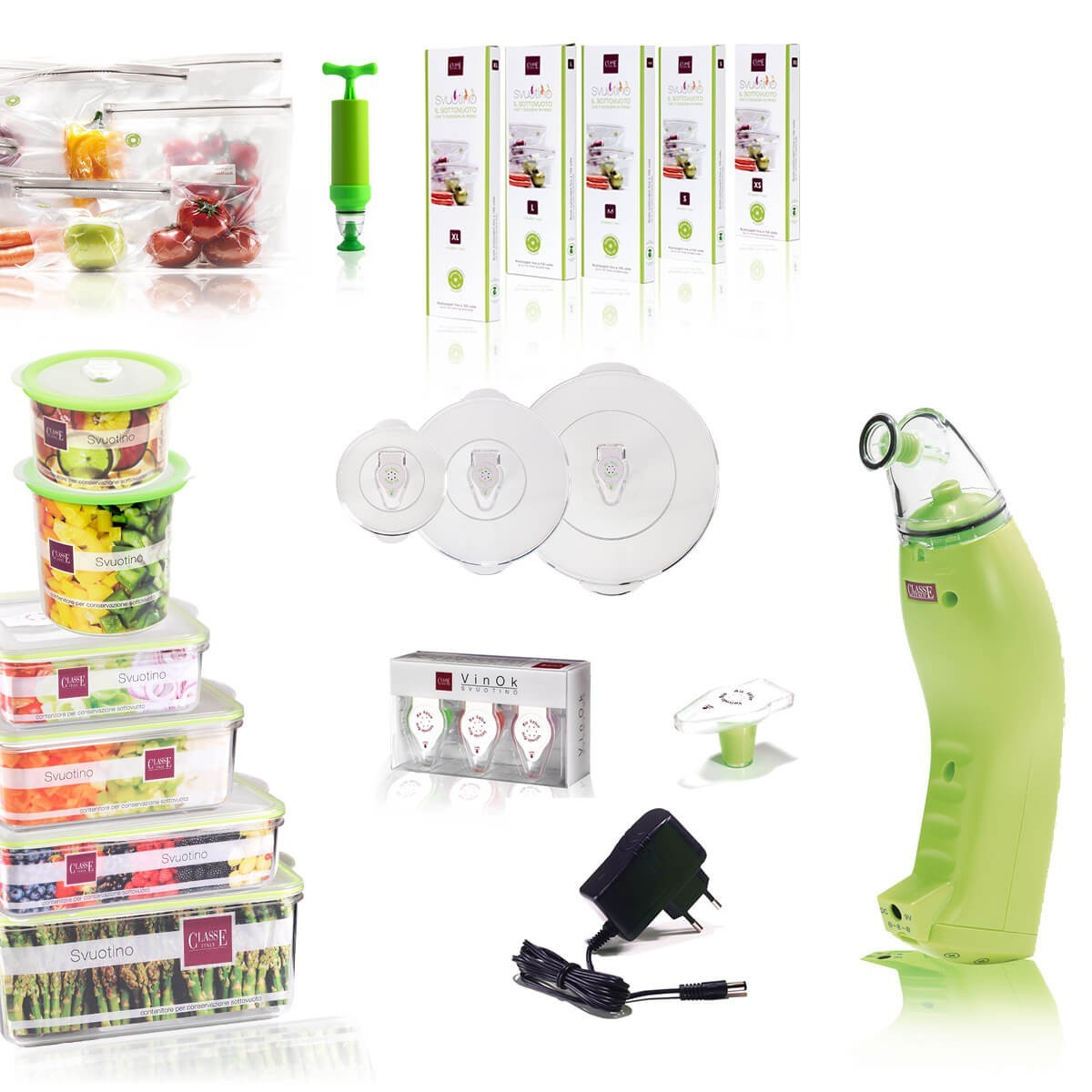 Macchina per Conservare Sottovuoto Set All In Verde