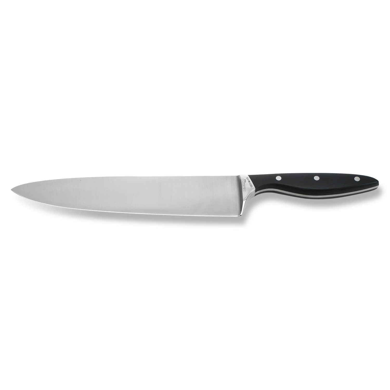 COLTELLO CUCINA TRINCIANTE CM20 FORGIATO MANICO NERO