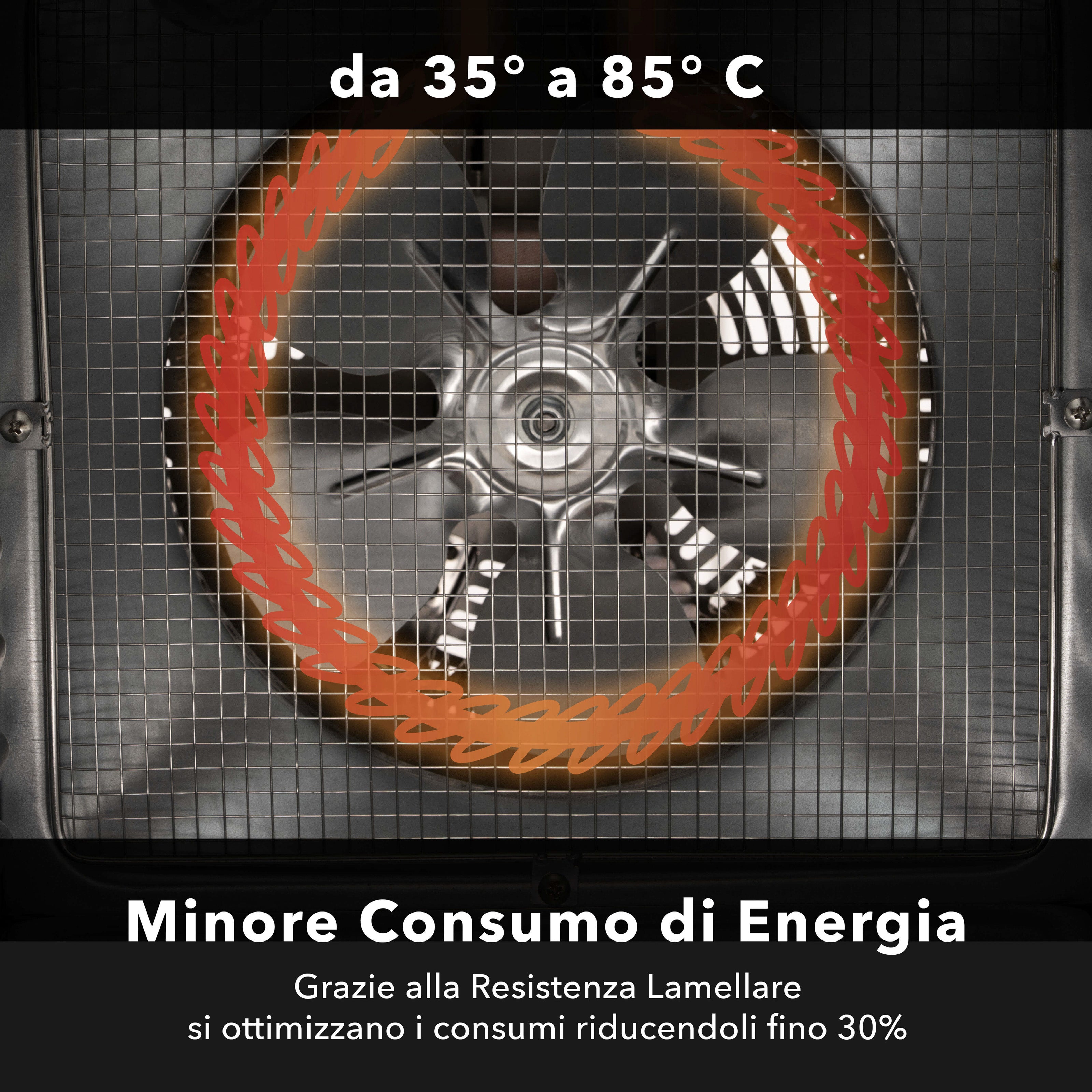 Essiccatore Orizzontale 8 piani in acciaio Classe Italy resistenza lamellare