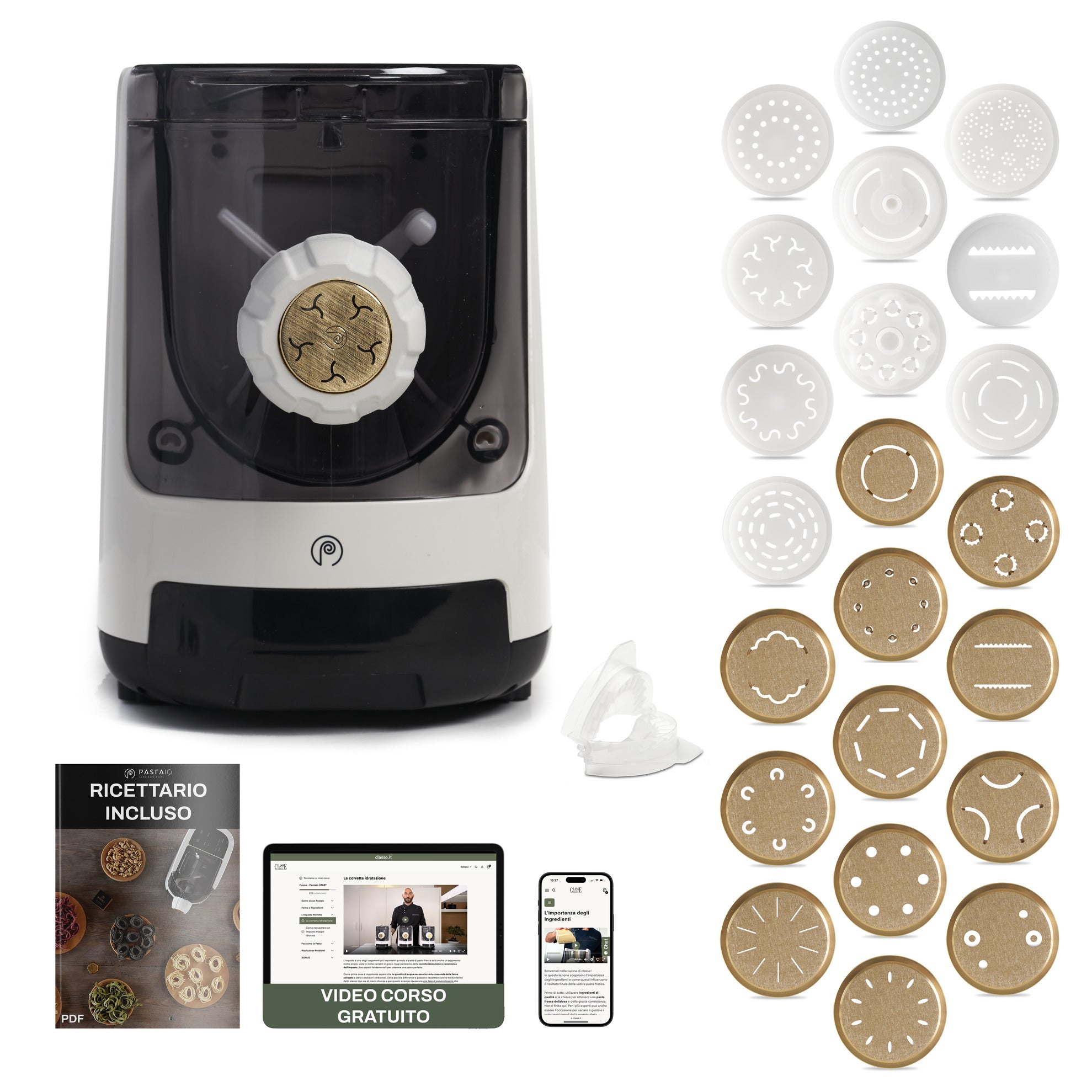 Macchina per la Pasta con 23 Trafile | PASTAIO Tradizione Classe Italy