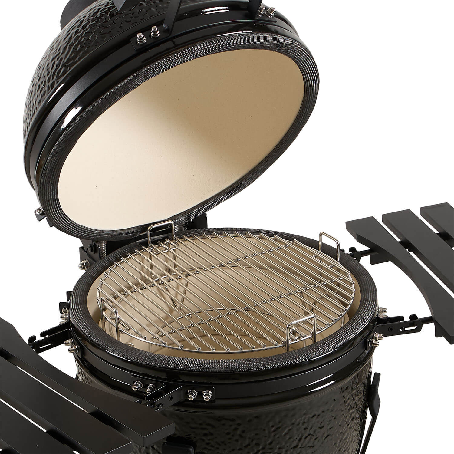 Kamado con sistema di Griglie Dual Zone doppia zona