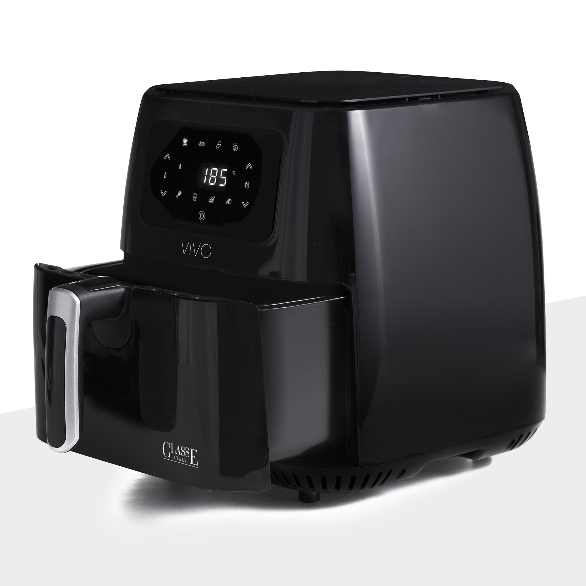 FRIGGITRICE AD ARIA  6,5 Litri Nero Lucido| VIVO Air Fryer