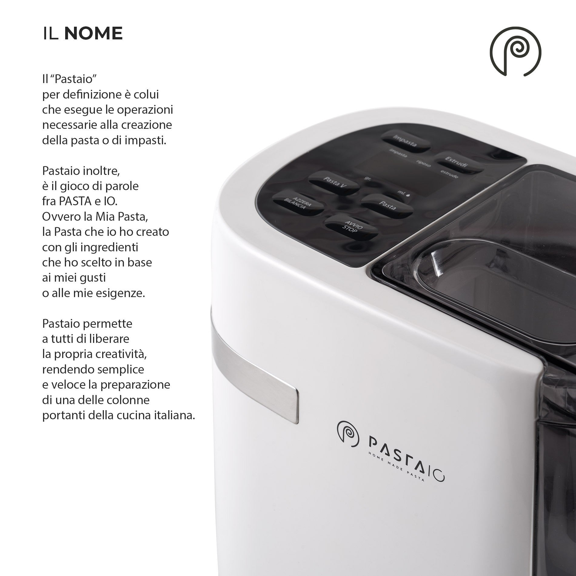 Macchina per la Pasta 16 Trafile | PASTAIO Advanced Pasta Maker