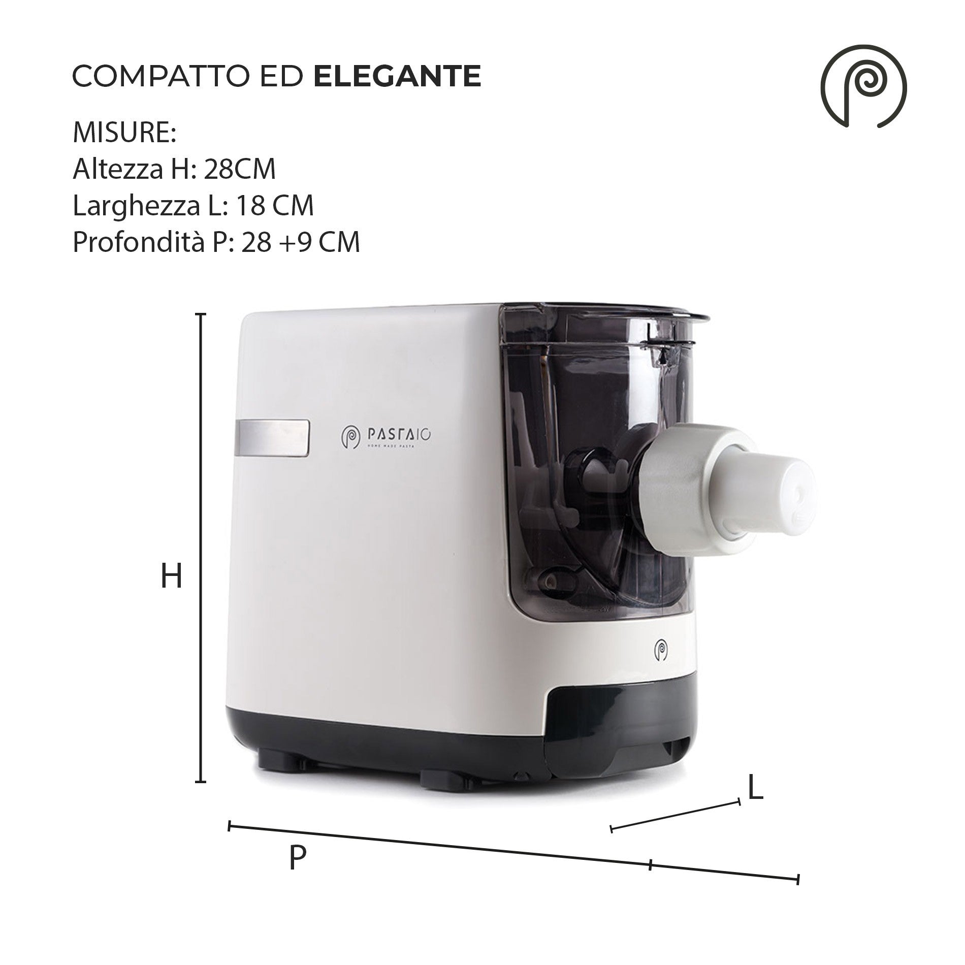 Macchina per la Pasta 16 Trafile | PASTAIO Advanced Pasta Maker