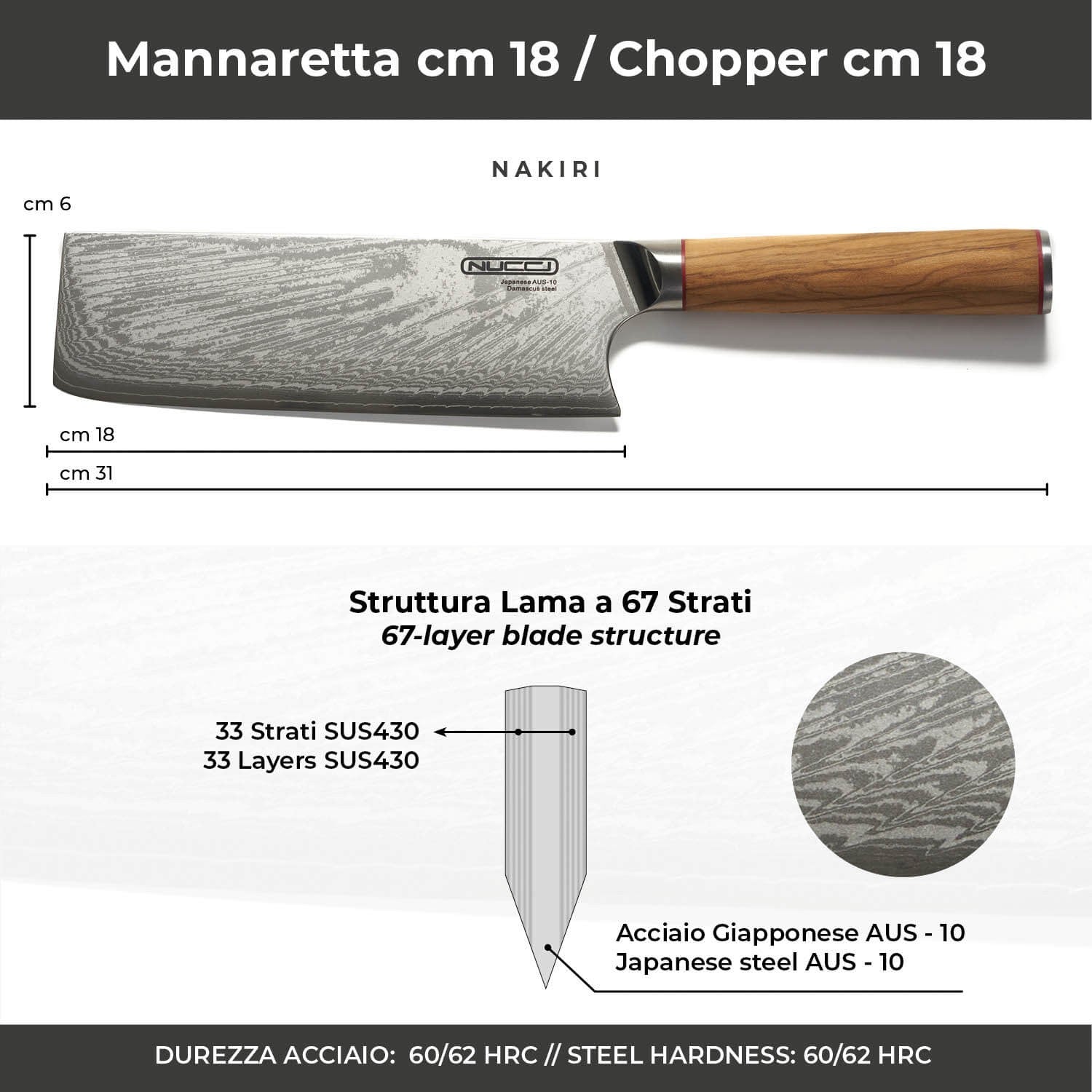 Mannaretta cm 18 Damascato scheda tecnica ed informazioni