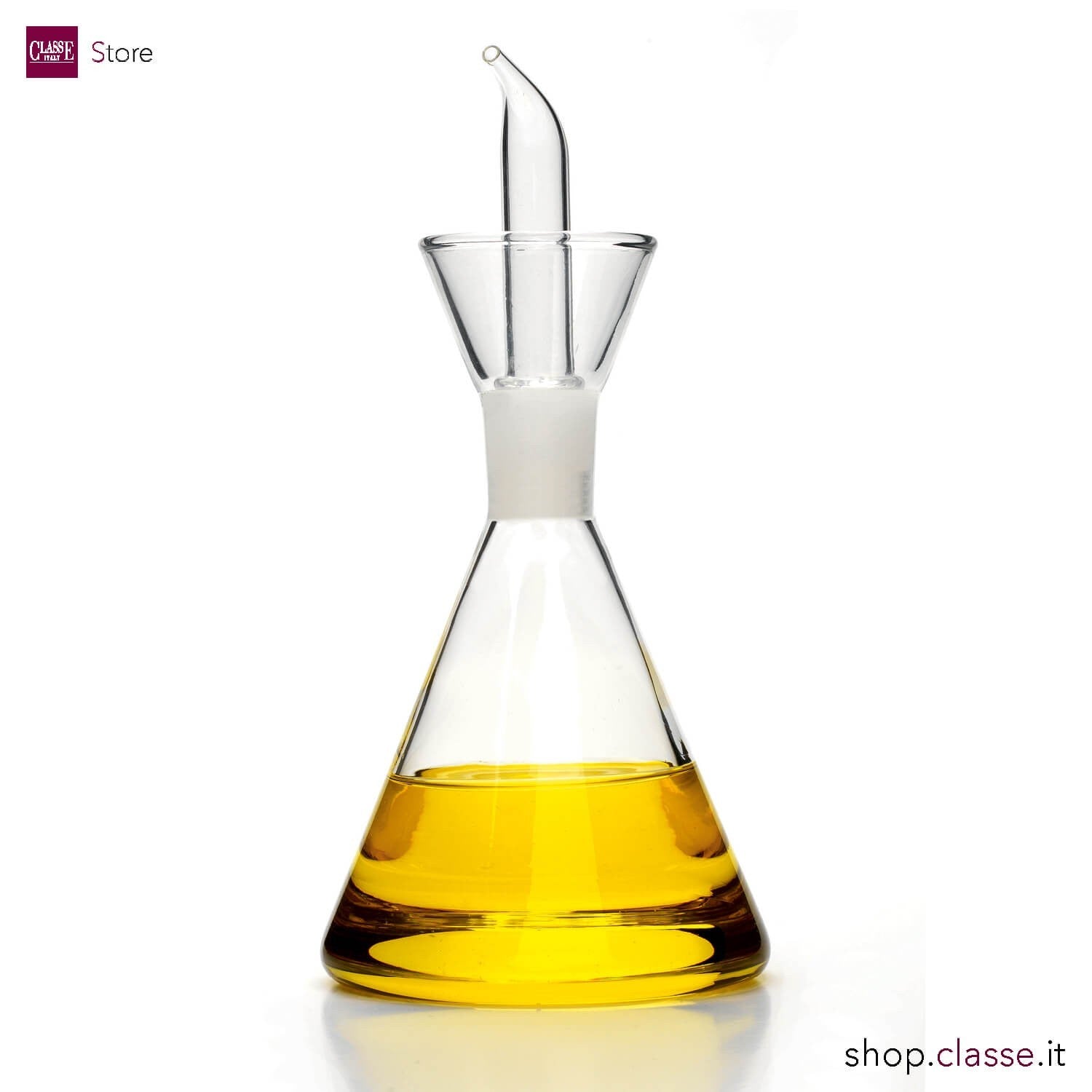 Oliera Conica Vetro Borosilicato Salvagoccia125 ml