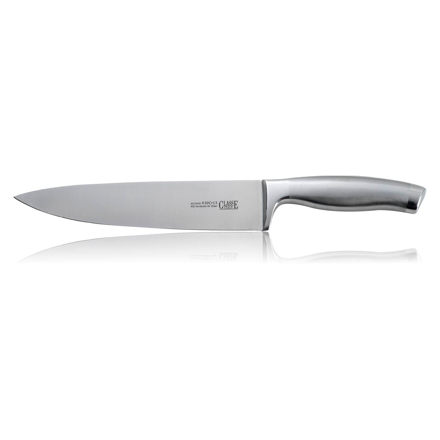  coltello cucina forgiato cm 20 manico acciaio