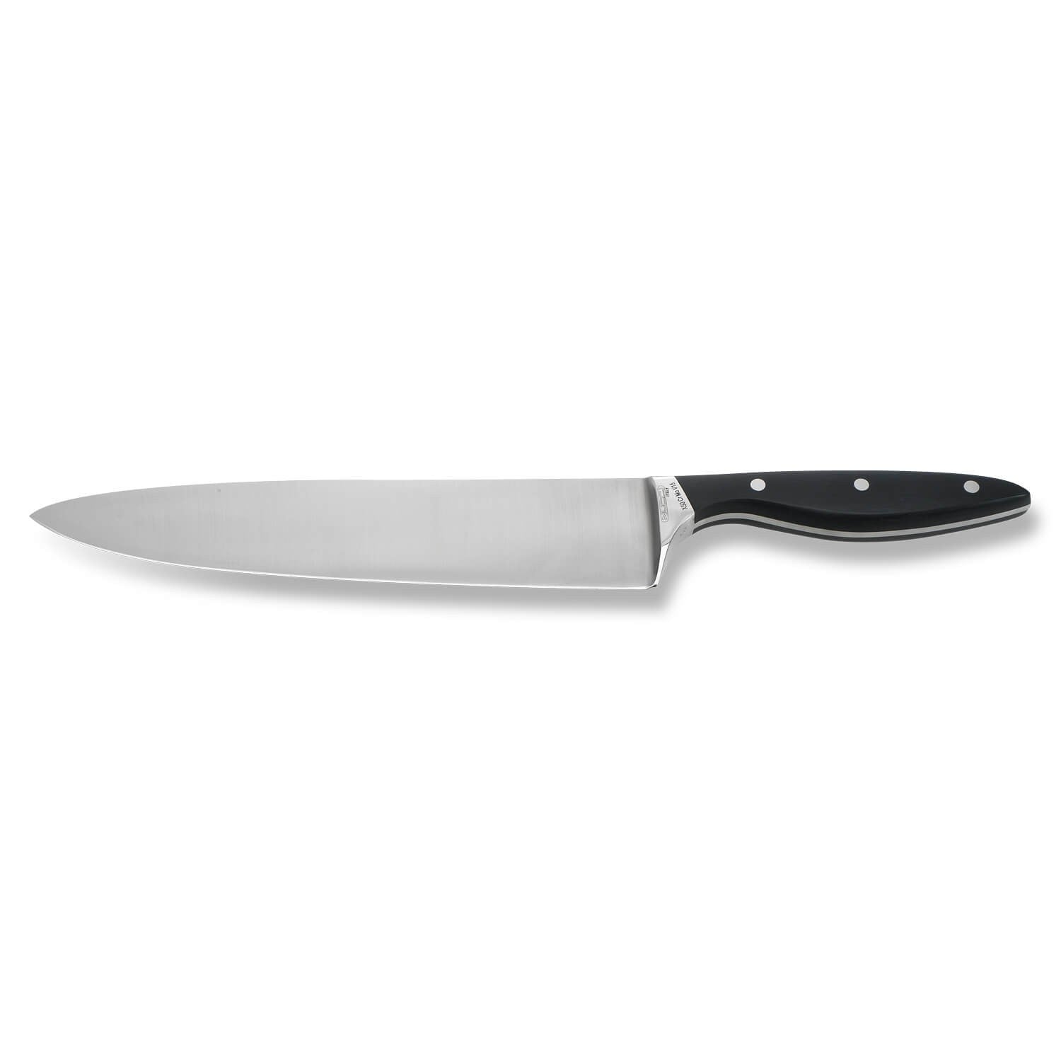 COLTELLO CUCINA TRINCIANTE CM20 FORGIATO  MANICO NERO 