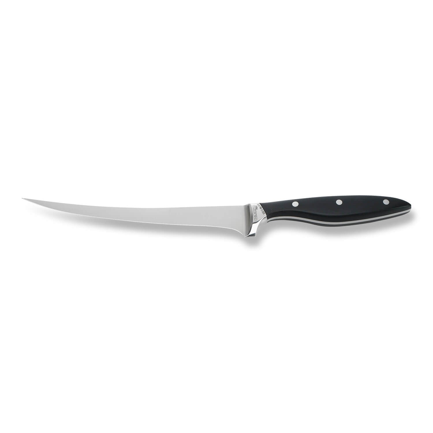 COLTELLO SFILETTATORE CM 19 FORGIATO  MANICO NERO