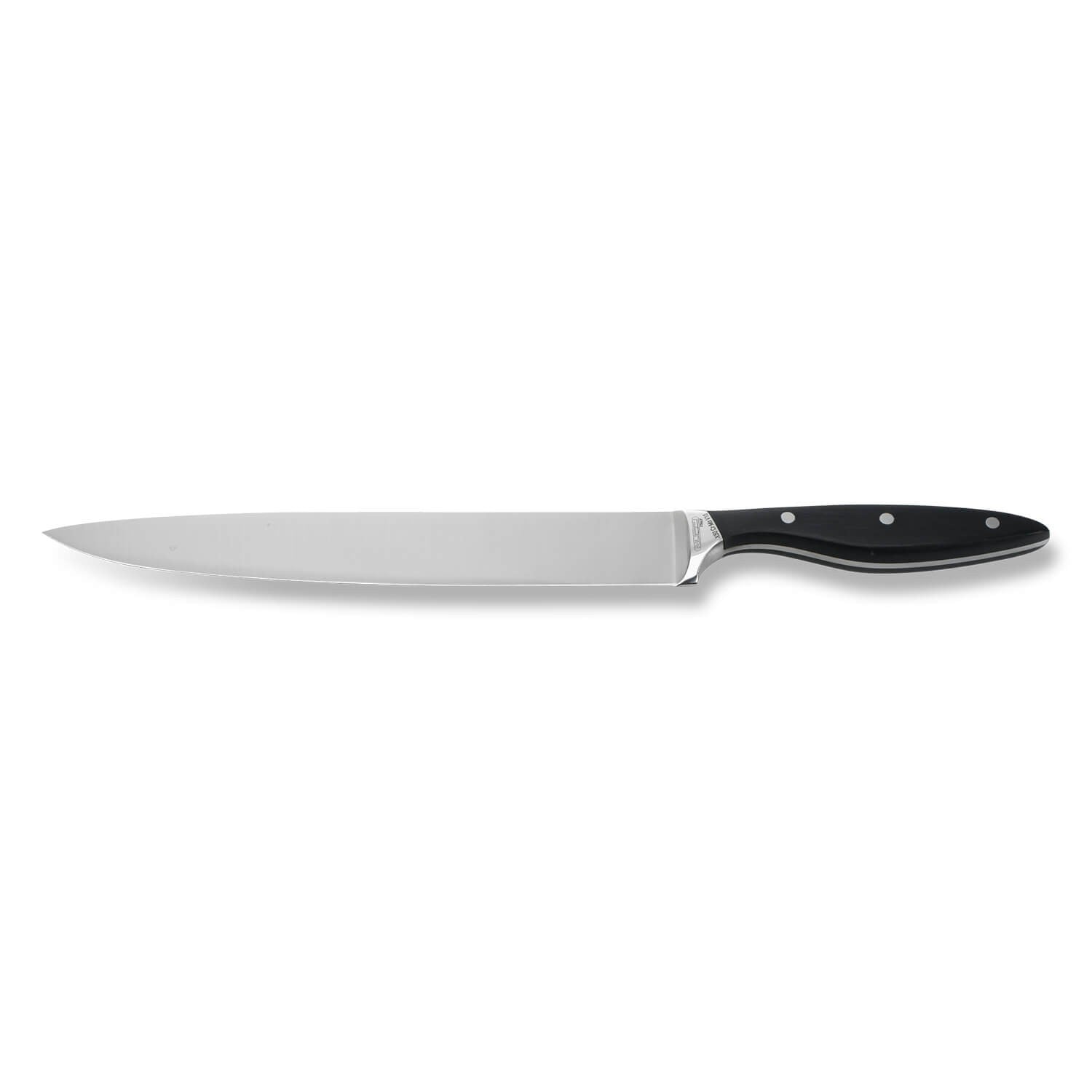 COLTELLO ARROSTO CM22 FORGIATO  MANICO NERO