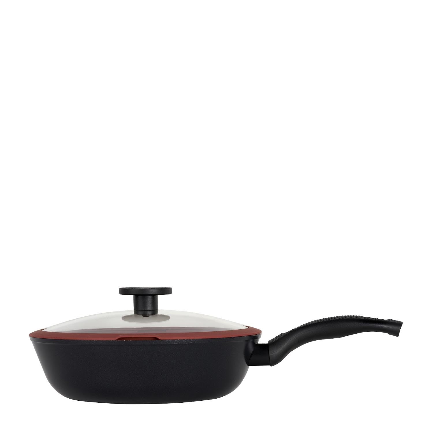 WOK antiaderente Ecologico cm 28 Linea Tuscany - vista lato