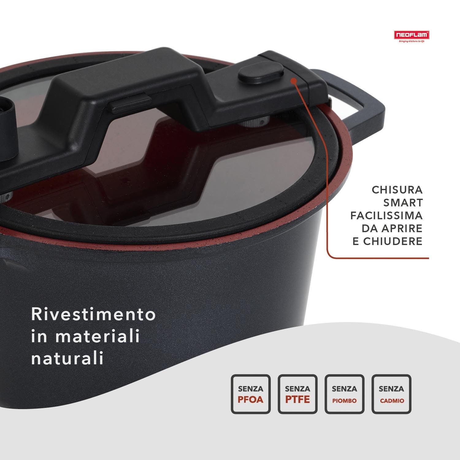 Smart Cook Cucina a Bassa Pressione  Ecologica Linea Tuscany - dettaglio