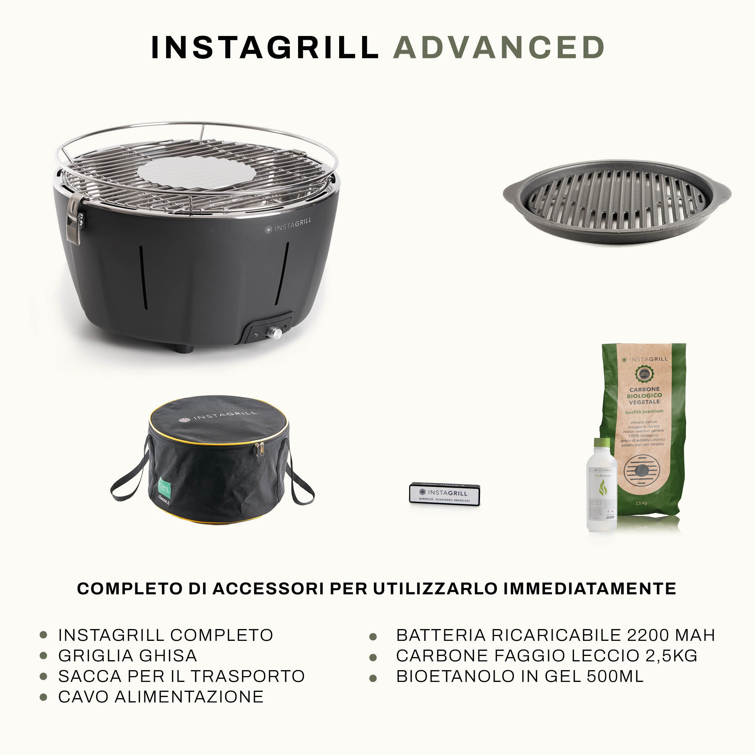 InstaGrill Advanced Smokeless Portable Table Top Barbecue with Teppanyaki Stone