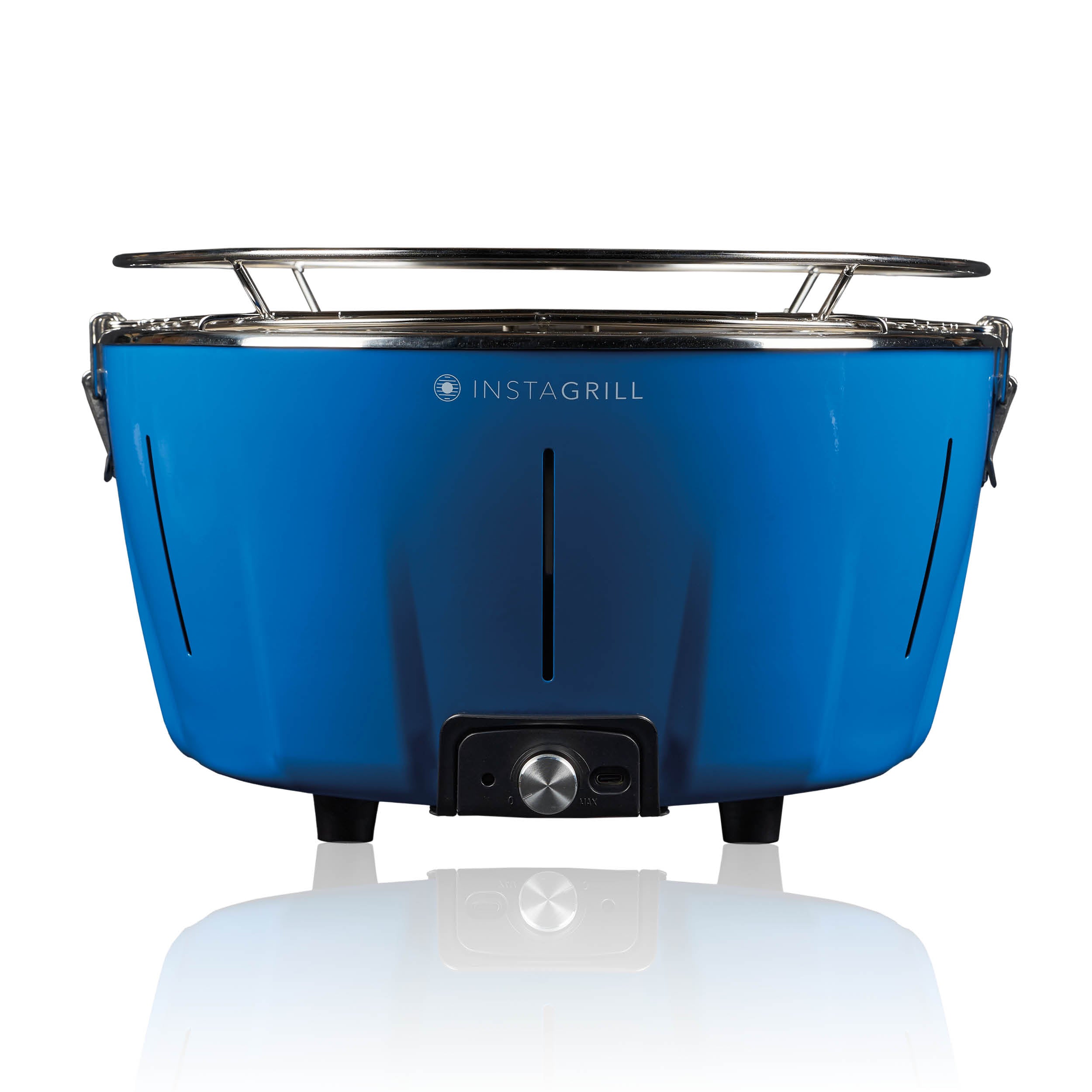 Grill da tavolo senza fumo portatile InstaGrill | Blu Oceano