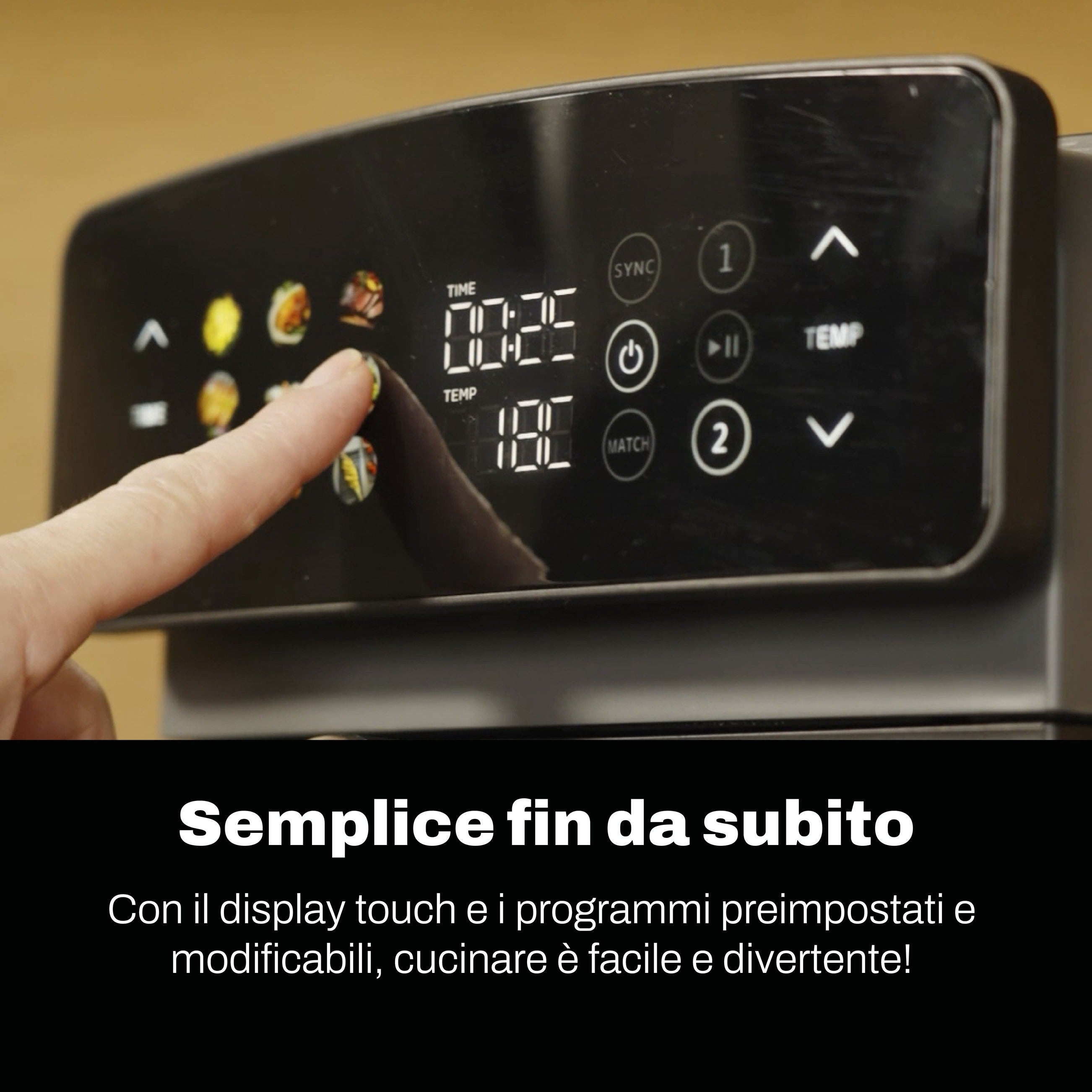 Friggitrice ad Aria 11 Lt Verticale - Doppio Cassetto | VIVO Air Fryer